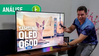 SAMSUNG QLED Q60D a MELHOR SMART TV 4K de ENTRADA em 2024  Análise  Review [upl. by Starinsky]