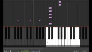 Beautiful Piano Song Synthesia  Cold by Jorge Méndez [upl. by Tfat151]