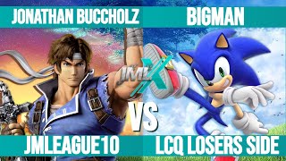 Jonathan Buccholz Richter vs Bigman Bowser Sonic  JMLeague10 LCQ Losers Side [upl. by Meekyh]