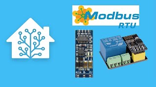 Modbus RTU to Home Assistant with TTL to RS485 electronic card and ESP01 Relay Soft and Hard [upl. by Nur304]