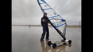 Windskate 26012019 IJmuiden Strand [upl. by Ojeibbob]