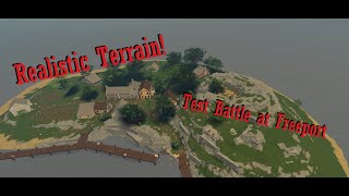 Tradelands  Realistic Terrain Battle Test At Freeport [upl. by Godfrey]