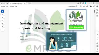 Causes and management of postcoital bleeding for Gynaecologists TOG [upl. by Noyrb58]