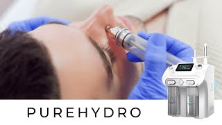 Wet Microdermabrasion and Hydrodermabrasion with PureHydro [upl. by Veronika]