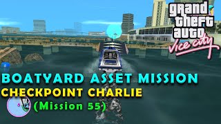 GTA Vice City  Checkpoint Charlie  Boatyard Asset Mission [upl. by Campy174]