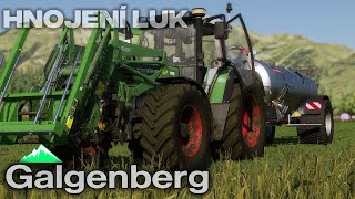 FS22  Galgenberg  6 Hnojení luk  Záznam Streamu farmingsimulator22 [upl. by Phenica]