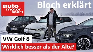 Wirklich besser als der Alte VW Golf 8 TDI amp eTSI im Test  Bloch erklärt 87  auto motor amp sport [upl. by Neehsar]