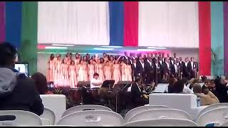 Mighty UL Choristers rendering Nosiamo by Verdi at SATICA 2017 [upl. by Berthoud643]