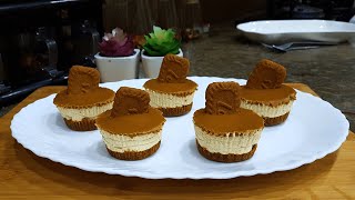 Mini Lotus Cheesecake Recipe  No Bake Lotus Cheesecake [upl. by Colan793]