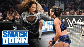 Nia Jax annihilates Michin SmackDown highlights July 12 2024 [upl. by Aseek]