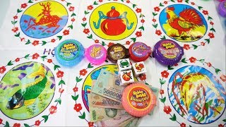 Lắc BẦU CUA Ăn Tiền Kẹo HUBBA BUBBAVà Cái KếtBetting Hubba Bubba Candy [upl. by Vanda]