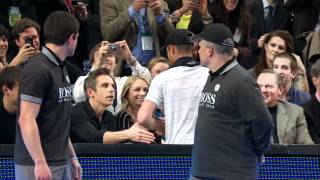 Andy Roddick Asks Ben Stiller For Autograph [upl. by Obau]