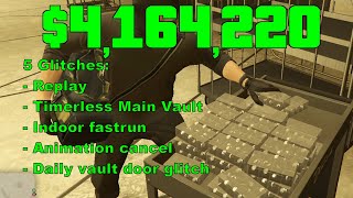 Mastering Casino Heist Glitches Replay Glitch Timerless Main Vault and more [upl. by Garcon]