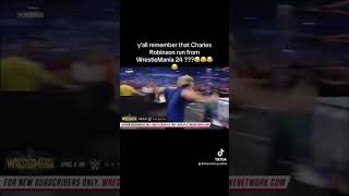 Charles Robinson a legend 😭 wwe wrestlingdiscussions wrestlingpodcast wrestlemania24 [upl. by Eigna]