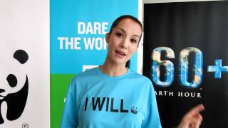 Nadya Hutagalungs I Will If You Will challenge for Earth Hour [upl. by Ebbie]