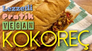 Vegan Kokoreç  Ev yapımı basit kokoreç tarifi  VEGAN YEMEK TARİFLERİ [upl. by Neelyaj]