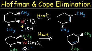 Hofmann and Cope Elimination  E2 Reaction Mechanism  Syn vs Anti Stereochemistry [upl. by Frayda198]