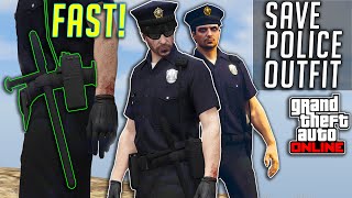 GTA 5 Online How To Save CopPolice Outfit Easy  Summer Special After Patch 154 Clothing Glitches [upl. by Olimreh]