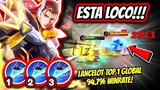 ¡EL LANCELOT MAS LOCO DEL MUNDO LANCELOT TOP 1 GLOBAL 947 WINRATE  MOBILE LEGENDS [upl. by Madonna]