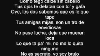 Plan B Ft Tego Calderon  Es Un Secreto Remix Letra Lyrics [upl. by Clevie]