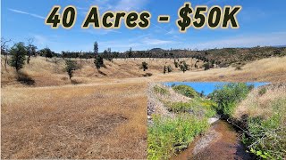 Acreage For Sale In California  Affordable Real Estate Cheap Land 40 Acres Ono CA [upl. by Gebler475]