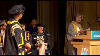 Honary Doctorate Tribute to Shabana BasijRasikh SOAS Graduation 2016 SOAS University of London [upl. by Barri]