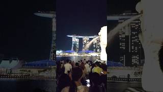 激混みのマーライオン公園！／Very crowded Merlion Park [upl. by Ttenyl797]