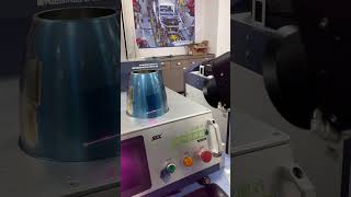 300W Laser Cleaning Machine Stainless Steel Cups Paint Removal [upl. by Bolan]