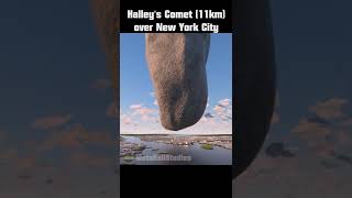 Halley´s Comet over New York City 🤯☄️ [upl. by Nazay]