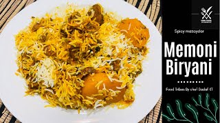 Memoni Biryani Masaly Dar biryani  Mutton Biryani RecipeFood Tribes By Chef Sadaf [upl. by Dlaner]