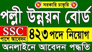 পল্লী উন্নয়ন বোর্ড নিয়োগে আনলাইনে আবেদন পদ্ধতি ২০২৪  BRDB Job Circular 2024 [upl. by Robers]