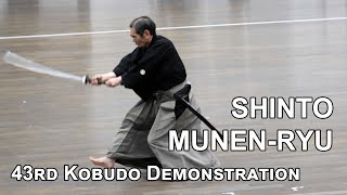 Shinto Munenryu Kenjutsu  43rd Japanese Kobudo Demonstration 2020 [upl. by Dnomar]