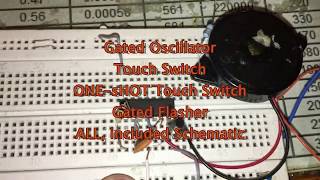 CD4011 Oscillator and Gated Flasher Plush more 6 Diagram [upl. by Nymassej843]