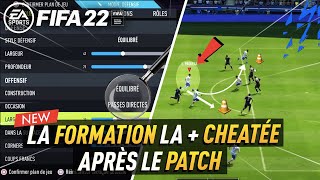 TUTO FIFA 22  La NOUVELLE FORMATION CHEATÉE  TACTIQUES PERSO  4321 META [upl. by Sirovart85]