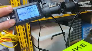 Kristall E5 ebike  change battery voltage via LCD 36v to 48v [upl. by Perkin980]