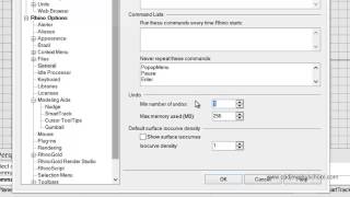 RhinoGold 40 Training  setting up preferences [upl. by Cohl953]