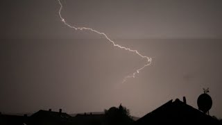 Wetterleuchten Gewitter und Erdblitze am 23062022 [upl. by Anec]