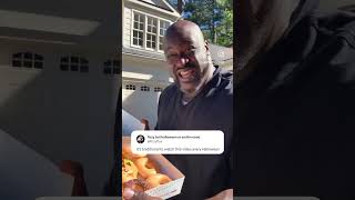 Shaq with a Halloween Donuts ￼ [upl. by Ayrotal233]