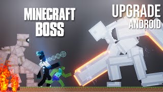 Upgrade Android vs MINECRAFT BOSSES More than the Warden Mod [upl. by Sinegra436]