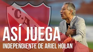 Así juega Ariel Holan con Independiente  El técnico que vino del hockey [upl. by Calisa721]