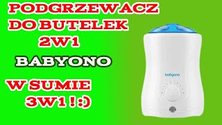 Podgrzewacz Do Butelek 2W1 BABYONO 27 [upl. by Ennairrek]