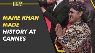 Cannes 2022 Singer Mame Khan becomes first folk artist to open Cannes red carpet for India [upl. by Uos970]