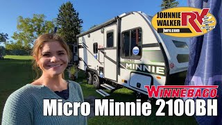 WinnebagoMicro Minnie2100BH  by Johnnie Walker RV of Las Vegas Nevada [upl. by Ahsen884]