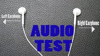 Right Earphone Left Earphone Test [upl. by Sclar432]