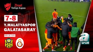 Yeni Malatyaspor 1 7  8 1 Galatasaray MAÇ ÖZETİ Ziraat Türkiye Kupası Son 16 Turu [upl. by Aivatnohs]