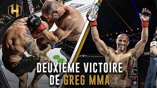 GREG MMA GAGNE SON DEUXIÈME COMBAT Combat complet  vs HORSKY  HEXAGONE MMA 13 [upl. by Enobe]