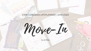 20192020 Erin Condren LifePlanner MOVE IN [upl. by Ziegler]