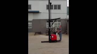 Electric Fork Over Stacker with 5500m Lifting Height [upl. by Ainer]