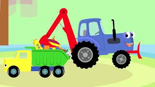 Kinderlieder  Traktor  Cartoons über Autos für Kinder [upl. by Enrol]