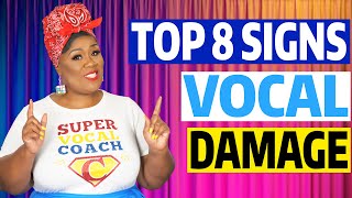 How to PROTECT your SINGING VOICE wVocal Coach 8 Signs of vocal damage [upl. by Essie]